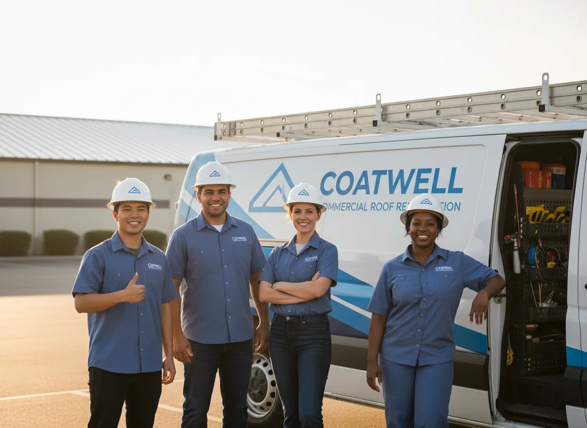 Commercial roof coating company in Taft, TN