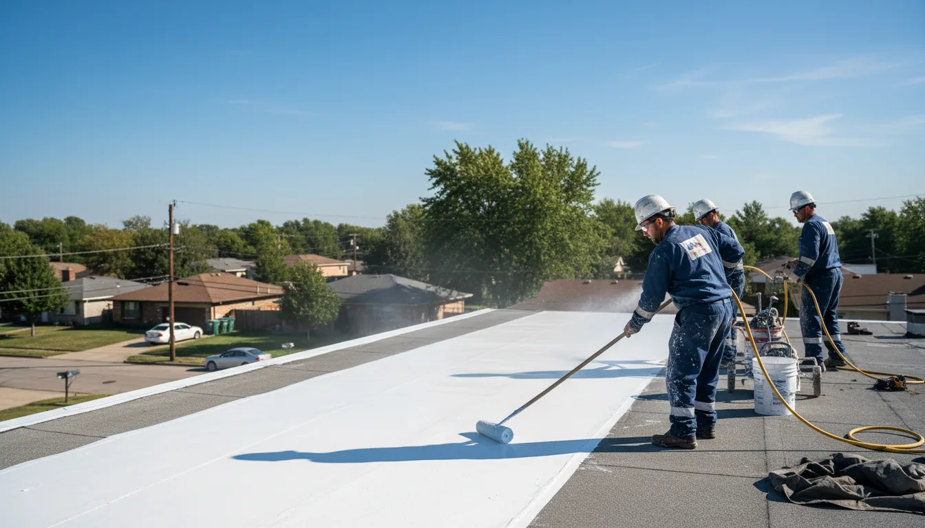 Commercial roof coating in Taft, TN near me
